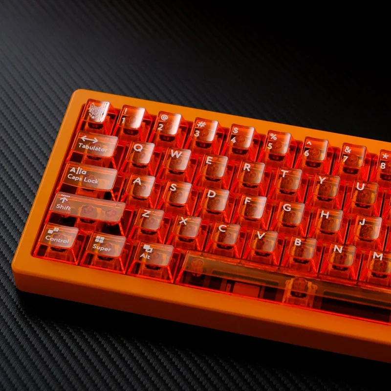Glacier green/red/white/blue transparent keycap engraved PC material 115 keys Original factory height mechanical keyboard cap
Glacier green/red/white/blue transparent keycap engraved PC material 115 keys Original factory height mechanical keyboard cap