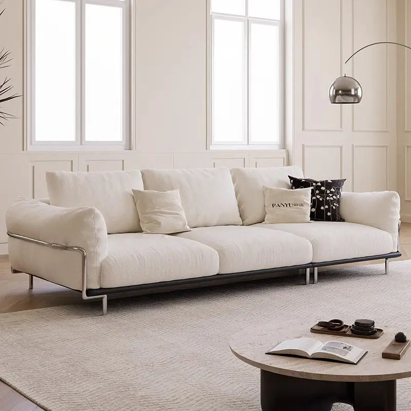 Chenier fabric straight row sofa small apartment living room retro high-end simple sofa
Chenier fabric straight row sofa small apartment living room retro high-end simple sofa