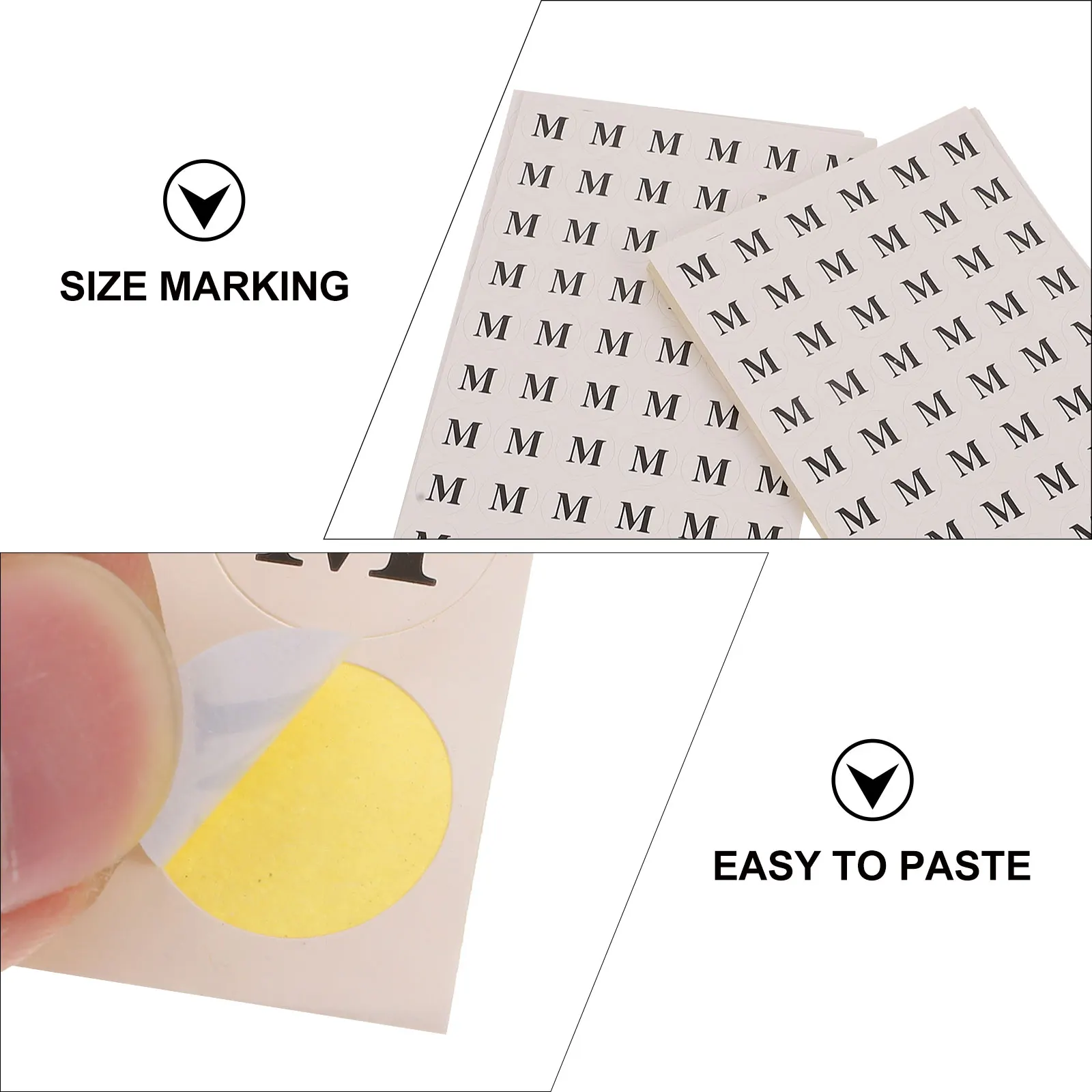 60 Sheets Shirt Size Label Sticker Child Tabs Clothing Tags Stickers Labels for Clothes
60 Sheets Shirt Size Label Sticker Child Tabs Clothing Tags Stickers Labels for Clothes