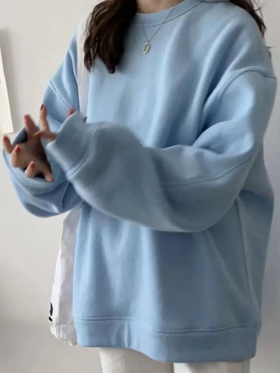 Women's Oversize Fleece Lined Thin Hoodie Spring Autumn Winter Thickened Jacket Casual Comfortable Long Sleeve round Neck Swe...
Women's Oversize Fleece Lined Thin Hoodie Spring Autumn Winter Thickened Jacket Casual Comfortable Long Sleeve round Neck Swe...