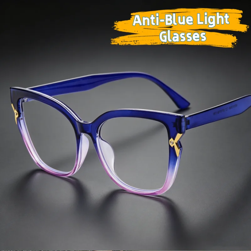 Vintage Oversized Cat Eye Anti-Blue Light Lasses Women Rivet Design UV Protection Fashion Eyewear for Women 2026 New Arrival
Vintage Oversized Cat Eye Anti-Blue Light Lasses Women Rivet Design UV Protection Fashion Eyewear for Women 2026 New Arrival