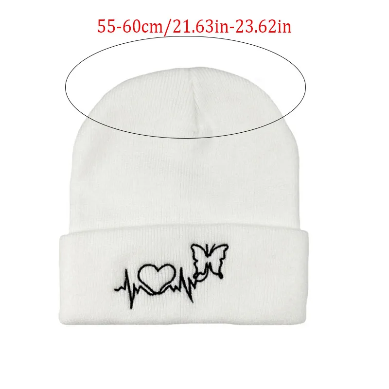 1pc Casual Versatile Fashionable Street Trend Butterfly Embroidered Flanged Knitted Cap For Warmth In Autumn And Winter
1pc Casual Versatile Fashionable Street Trend Butterfly Embroidered Flanged Knitted Cap For Warmth In Autumn And Winter