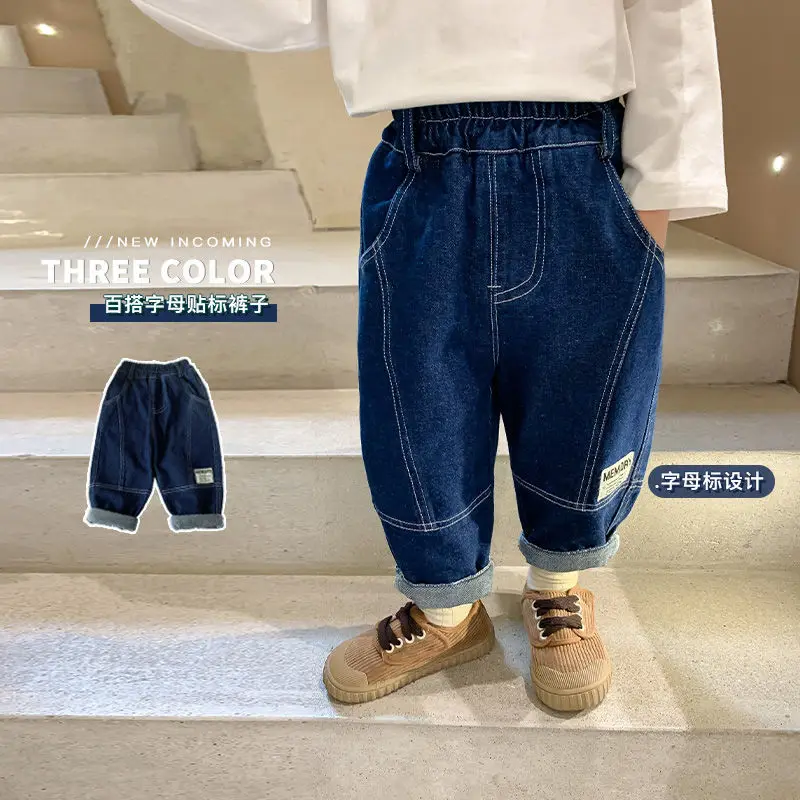 Boys' Denim Pants 18M-9Y Children's Spring and Autumn Jeans Baby's Casual Loose Pants
Boys' Denim Pants 18M-9Y Children's Spring and Autumn Jeans Baby's Casual Loose Pants