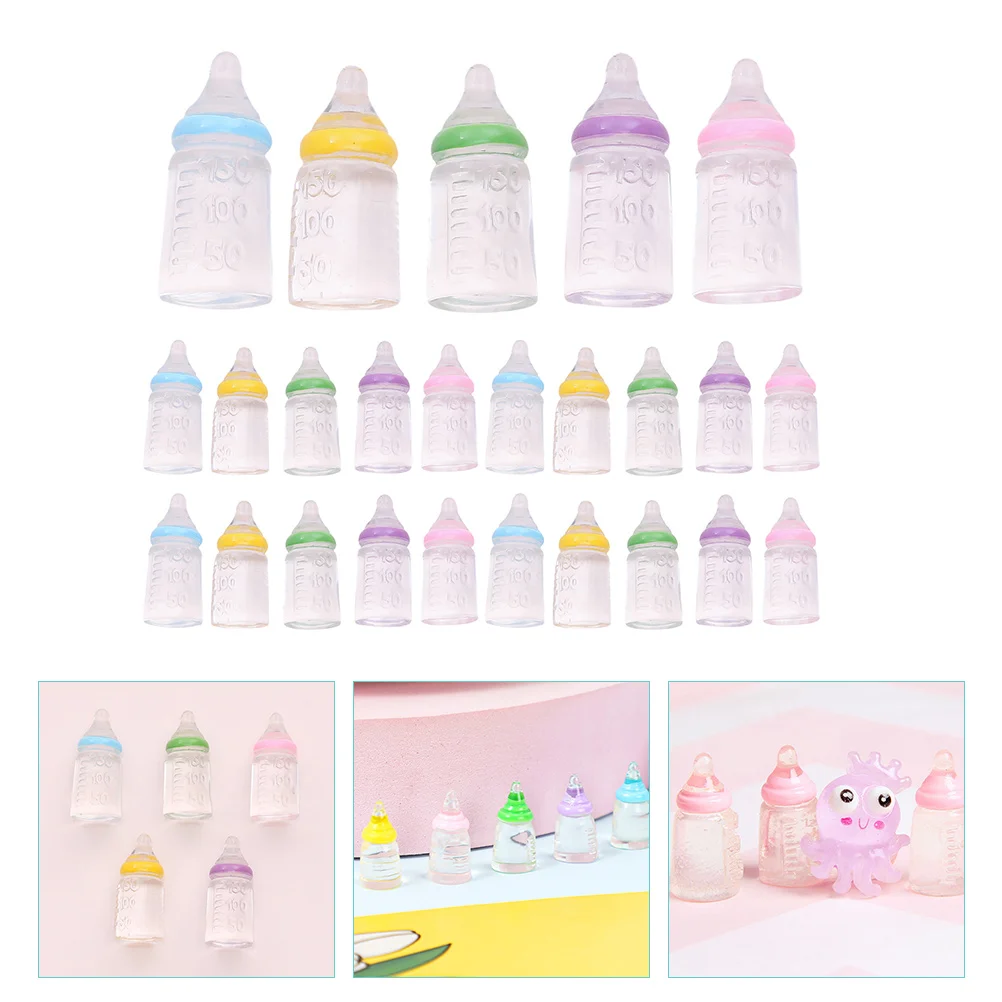 30 Pcs Miniature Baby Bottle Ornaments Bag Fillers DIY Supply Plastic Decoration Warning: Small Toys
30 Pcs Miniature Baby Bottle Ornaments Bag Fillers DIY Supply Plastic Decoration Warning: Small Toys
