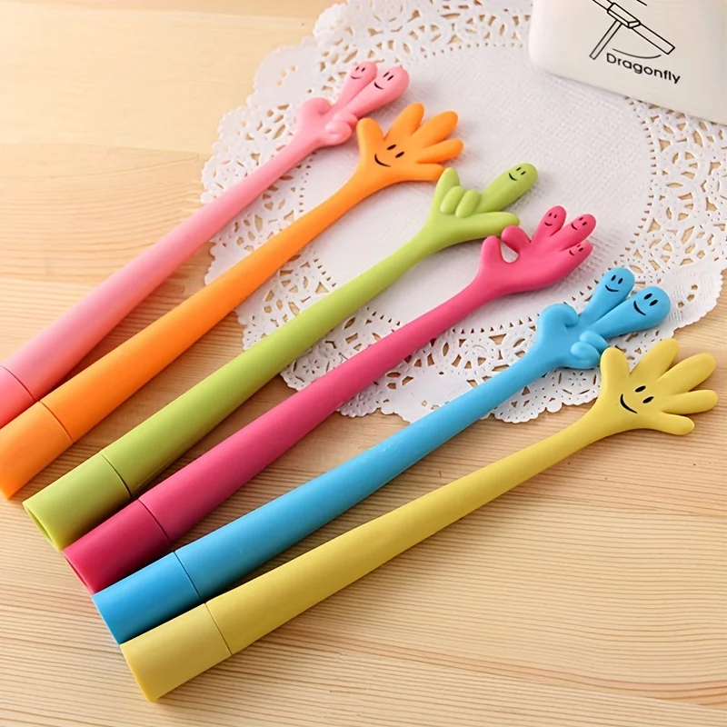3/6 Random Color Fun and Creative Cartoon Gesture Ballpoint Pens - A Perfect Choice for Standing Stationery Lovers!
3/6 Random Color Fun and Creative Cartoon Gesture Ballpoint Pens - A Perfect Choice for Standing Stationery Lovers!