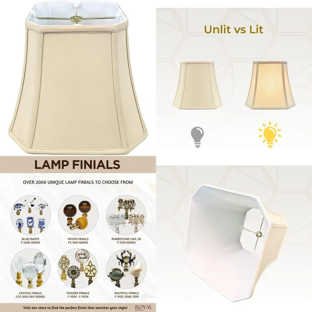 Бежевый квадратный угловой абажур-колокольчик 5x10x8,75 дюймов - современный абажур для домашнего декора
Бежевый квадратный угловой абажур-колокольчик 5x10x8,75 дюймов - современный абажур для домашнего декора