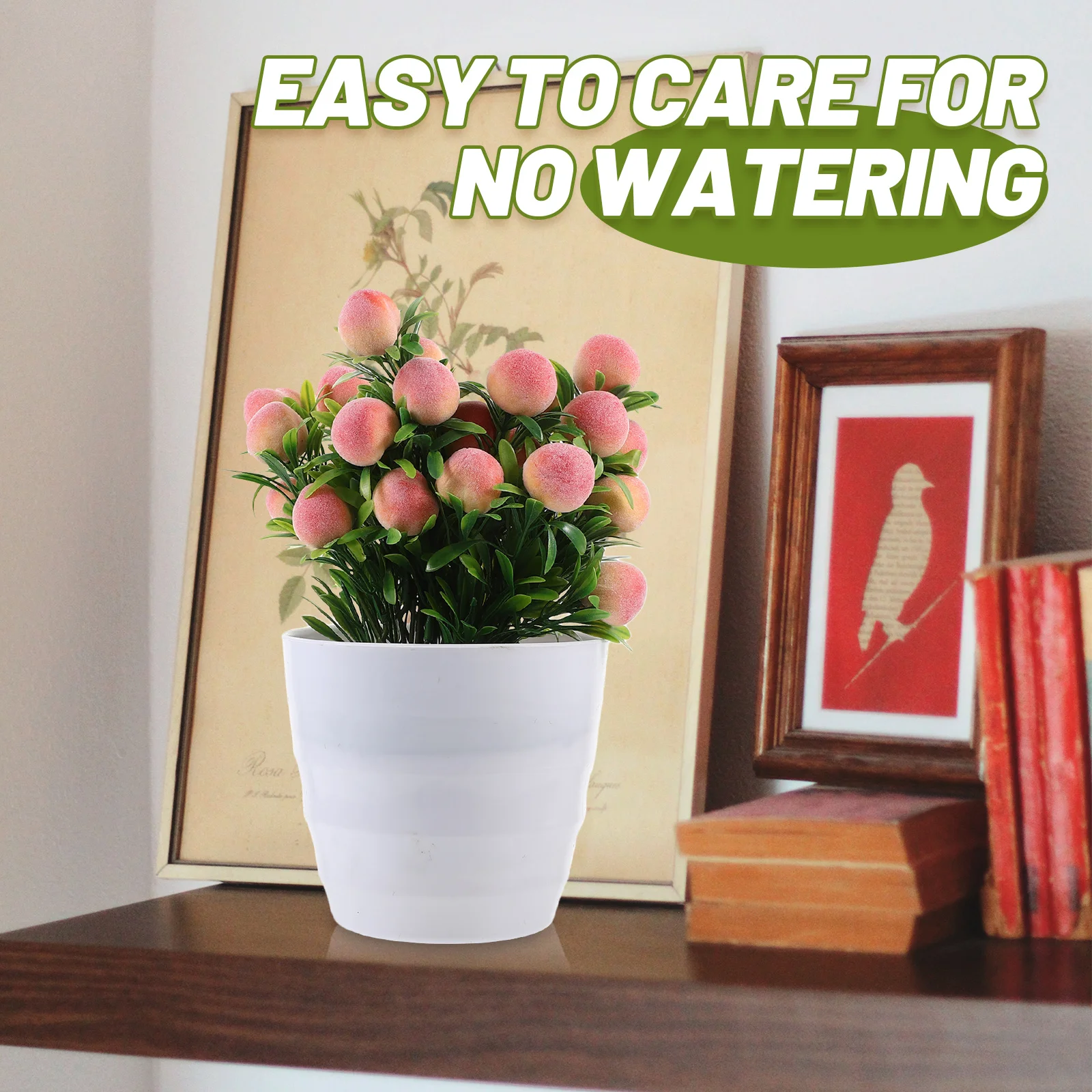 Artificial Potted Bonsai Plant Small Peach Tree Simulation Indoor Decorative Fake Plant for Bedroom Office Table Decoration
Artificial Potted Bonsai Plant Small Peach Tree Simulation Indoor Decorative Fake Plant for Bedroom Office Table Decoration