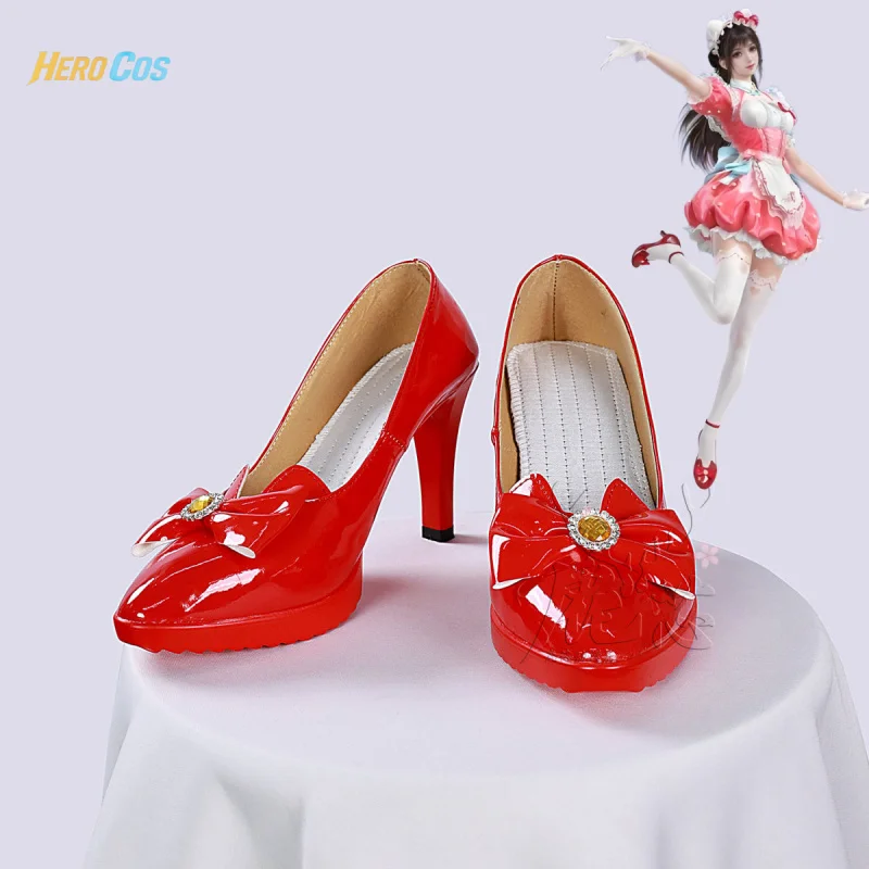 Game Naraka: Bladepoint Kurimi Cosplay Red High Heel Shoes Lovely Boots Anime Character Halloween Carnival Party Prop HERO Cos
Game Naraka: Bladepoint Kurimi Cosplay Red High Heel Shoes Lovely Boots Anime Character Halloween Carnival Party Prop HERO Cos
