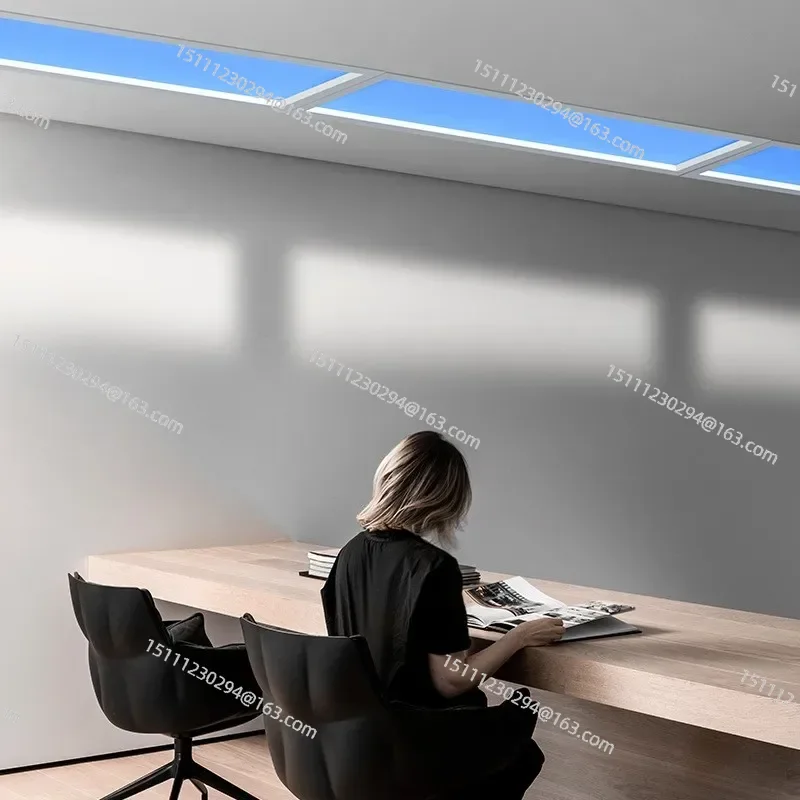 Artificial Sunlight LED Skylight Circadian Exhaust Fan Blue Sky Smart Home Ceiling Panel Light with Bathroom Master
Artificial Sunlight LED Skylight Circadian Exhaust Fan Blue Sky Smart Home Ceiling Panel Light with Bathroom Master