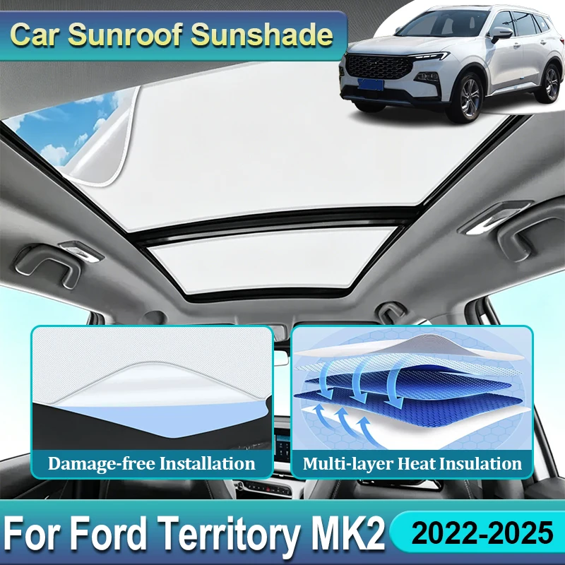 Car Sun Visor For Ford Territory Car Accessories 2022 2023-2025 MK2 Sunroof Electrostatic Adsorption Sunshades Sun Protection
Car Sun Visor For Ford Territory Car Accessories 2022 2023-2025 MK2 Sunroof Electrostatic Adsorption Sunshades Sun Protection