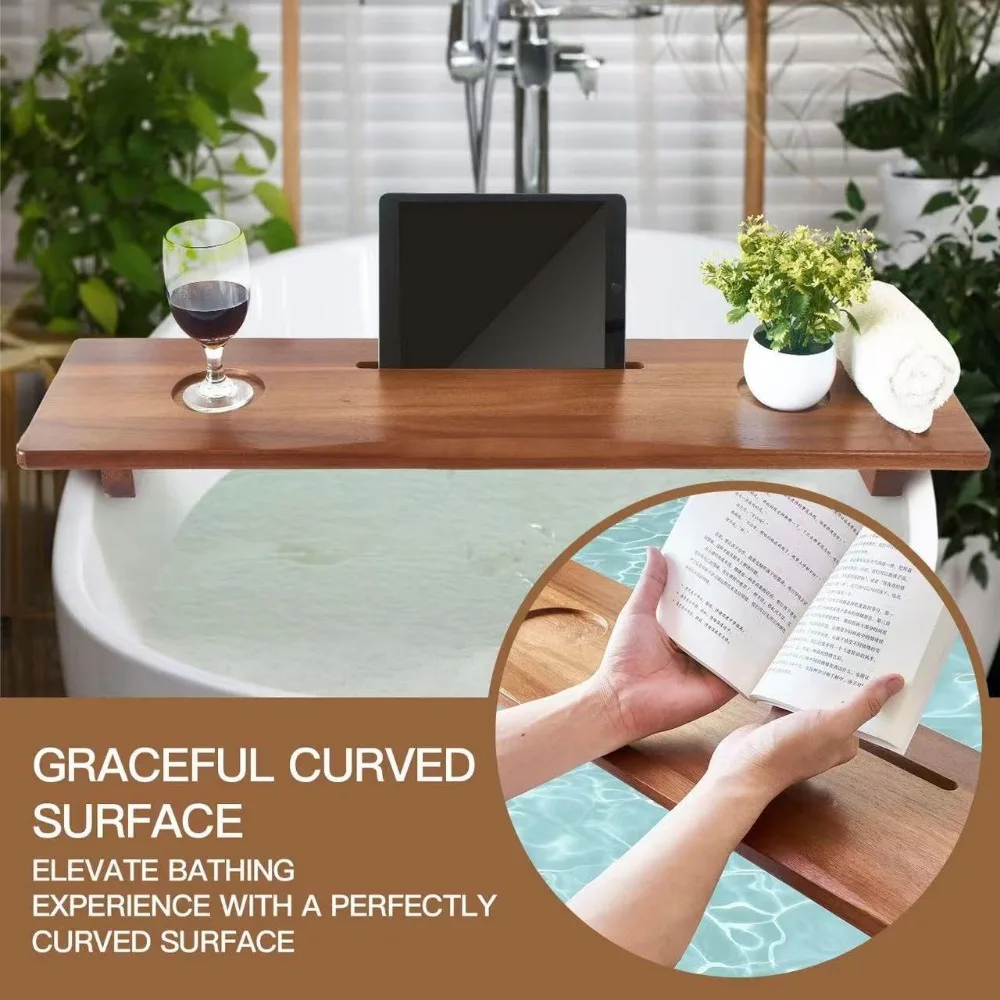 Adjustable Wood Bathtub Tray Caddy with Anti-Tipping Legs, Large Spa Board for Relaxation Gifts
Adjustable Wood Bathtub Tray Caddy with Anti-Tipping Legs, Large Spa Board for Relaxation Gifts