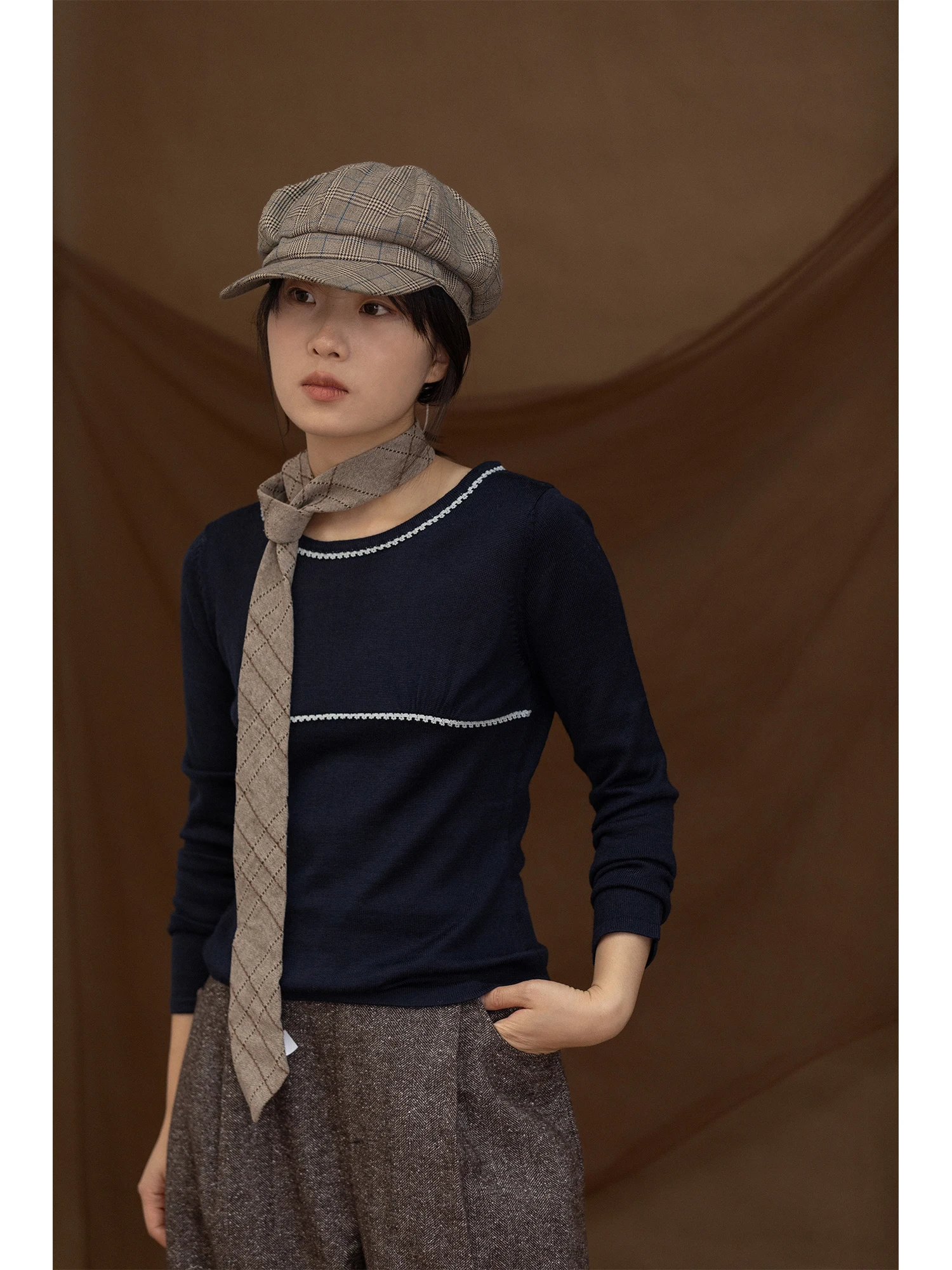 Adorable Lace Splice Wool Blend Long Sve Knitted Base Layer irt from Qi Quali Is Really Good Cute Sle for Women
Adorable Lace Splice Wool Blend Long Sve Knitted Base Layer irt from Qi Quali Is Really Good Cute Sle for Women