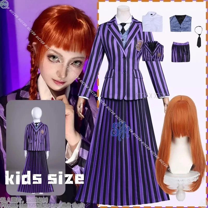 ❤️❤️❤️Never More Agnes Cosplay Anime Movie Costume School Uniform Goth Black Purple Stripes Coat Lolita Halloween Christma❤️⭐️❤️
❤️❤️❤️Never More Agnes Cosplay Anime Movie Costume School Uniform Goth Black Purple Stripes Coat Lolita Halloween Christma❤️⭐️❤️
