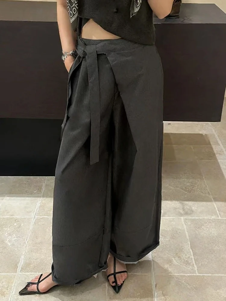 High Waist Wide Leg Pants Skirt Suit Korean Style Loose Drapey Floor Length Casual Straight Tube Trousers for Women
High Waist Wide Leg Pants Skirt Suit Korean Style Loose Drapey Floor Length Casual Straight Tube Trousers for Women