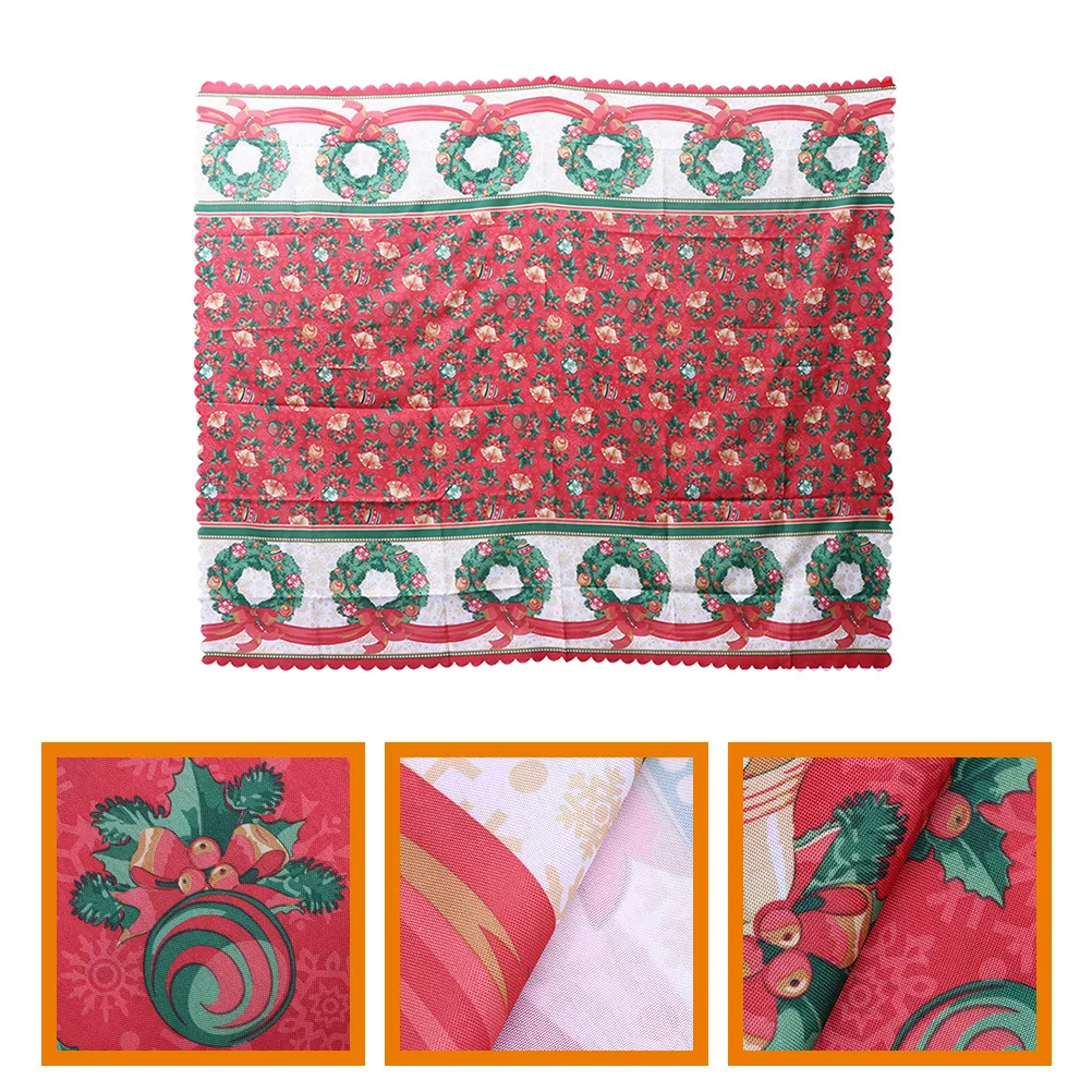 Christmas Tablecloth Decorative Xmas Dining Table Cover Bright Color Cozy Festival Party Decor Xmas Table Cloth 
Christmas Tablecloth Decorative Xmas Dining Table Cover Bright Color Cozy Festival Party Decor Xmas Table Cloth