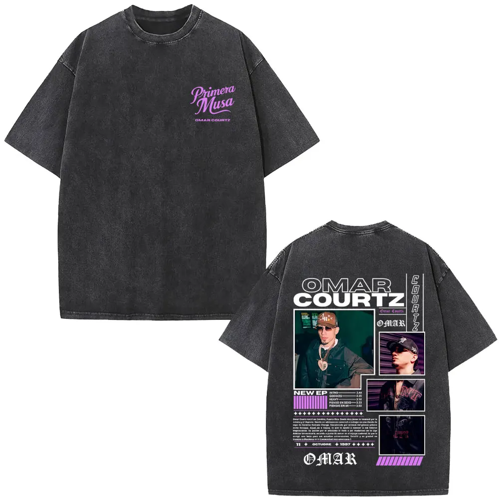Washed Vintage Rapper Omar Courtz Primera Musa T Shirt Men Women Hip Hop Fashion T-shirt Man Casual Cotton Short Sleeve T-shirts
Washed Vintage Rapper Omar Courtz Primera Musa T Shirt Men Women Hip Hop Fashion T-shirt Man Casual Cotton Short Sleeve T-shirts