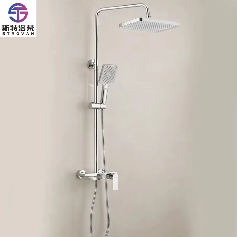 New High Quality Shower Faucet with Handheld Brass Shower System Bathroom Shower Set
New High Quality Shower Faucet with Handheld Brass Shower System Bathroom Shower Set