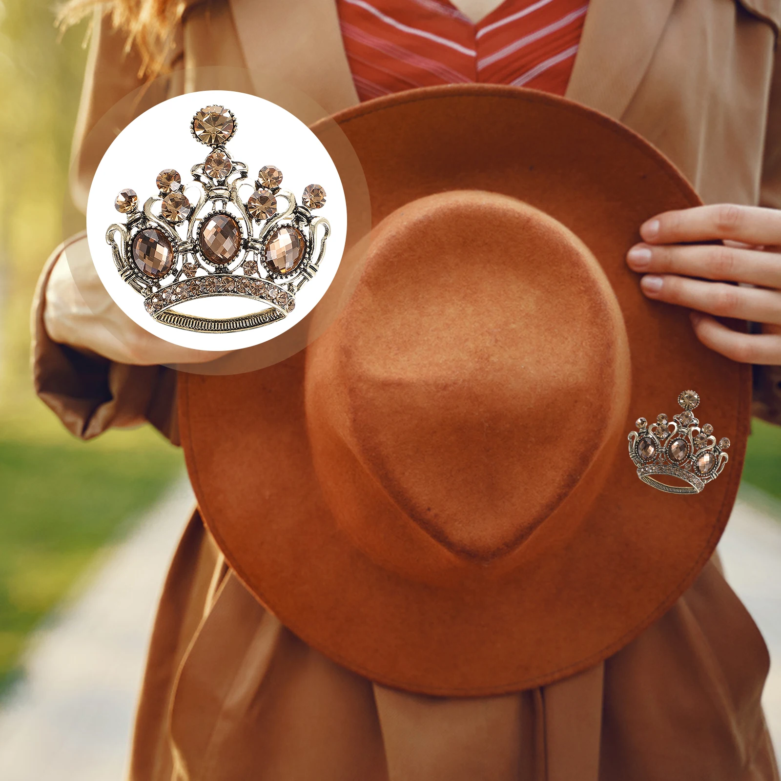 Crown Brooch Alloy Rhinestone Durable Pin for Clothes Scarves Bags Lapel Accessories Women Men Fashion Crown Brooch
Crown Brooch Alloy Rhinestone Durable Pin for Clothes Scarves Bags Lapel Accessories Women Men Fashion Crown Brooch