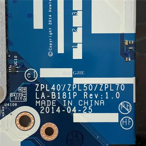 LA-B181P For HP Probook 450 G2 Laptop Motherboard With CPU i5-4210U 768146-601 768146-501 768146-001 100% Working