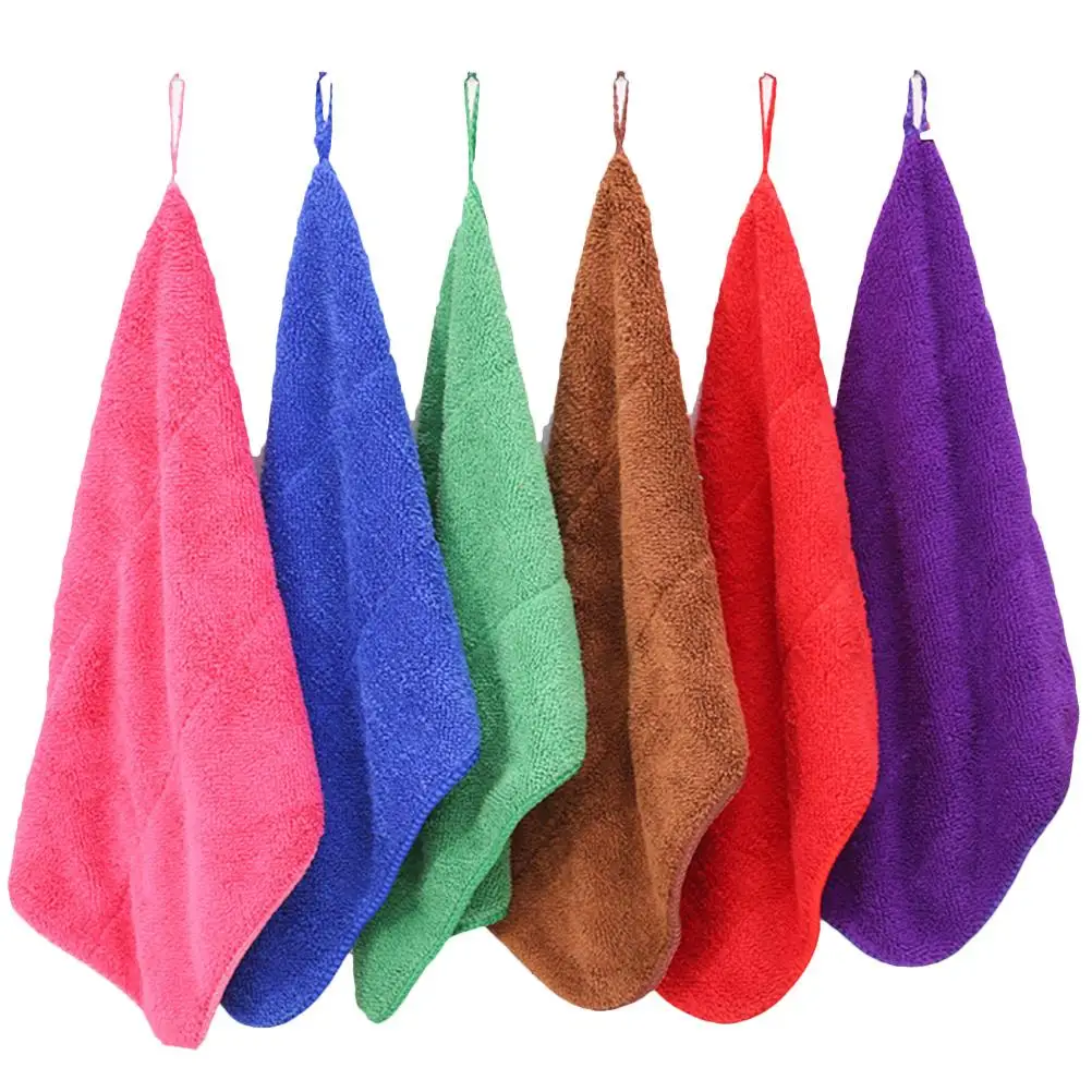 6 Pcs Coral Fleece H Towels Double Sided Hanging Dish Wash Cloth Solid Color Easy Cleaning Powerful Water Absorbing Bathroom
6 Pcs Coral Fleece H Towels Double Sided Hanging Dish Wash Cloth Solid Color Easy Cleaning Powerful Water Absorbing Bathroom