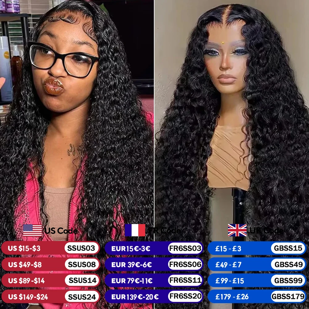 Deep Wave Lace Front Wig 13x4 13x6 Hd Transparent Lace Frontal Curly Human Hair Wigs 30 34 Inch Water Wave Pre Plucked Lace Wigs
Deep Wave Lace Front Wig 13x4 13x6 Hd Transparent Lace Frontal Curly Human Hair Wigs 30 34 Inch Water Wave Pre Plucked Lace Wigs