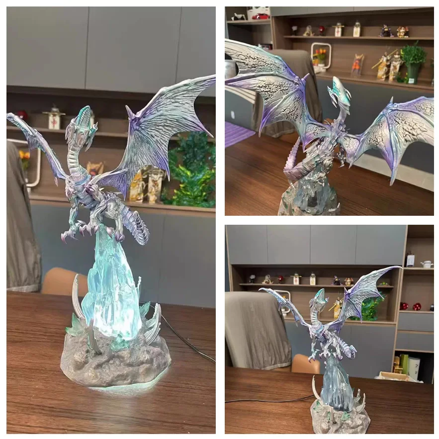 45cm Anime Game King Series Blue Eyes White Dragon Action Figures Pvc Model Toy Static Statue With Platform Luminescent Figure
45cm Anime Game King Series Blue Eyes White Dragon Action Figures Pvc Model Toy Static Statue With Platform Luminescent Figure