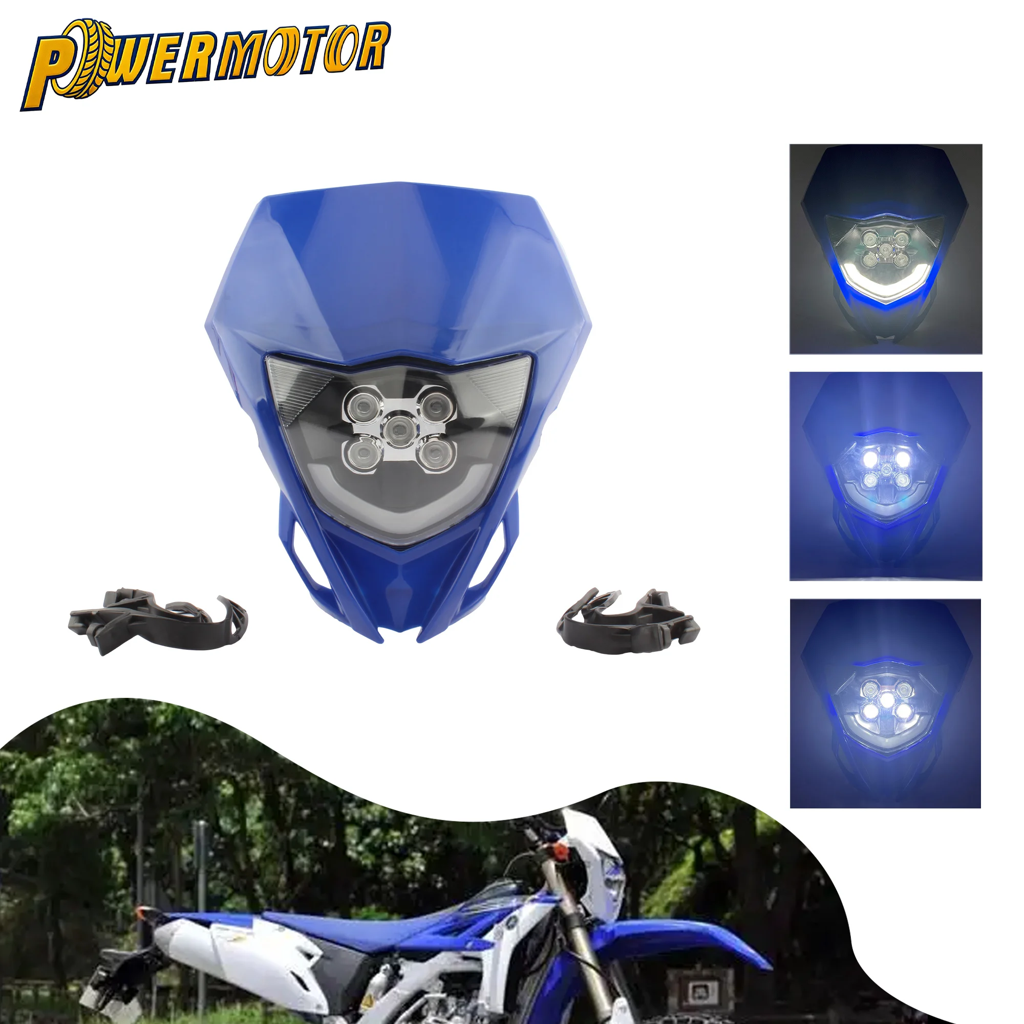 Motorcycle LED Head Light Fairing For Yamaha WR YZ 250 450 Headlight Plate Dirt Bike Motorbike Accessories Supermoto Enduro
Motorcycle LED Head Light Fairing For Yamaha WR YZ 250 450 Headlight Plate Dirt Bike Motorbike Accessories Supermoto Enduro