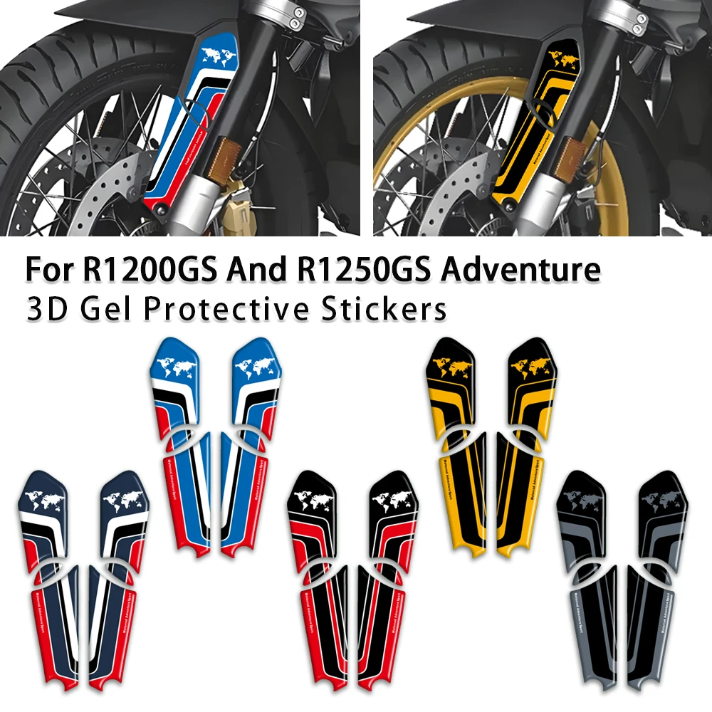 For BMW R1200GS R1250GS R 1250gs Adventure Trophy 2014 to 2023 3D Gel Sticker Motorcycle Fender Paint Protection decal