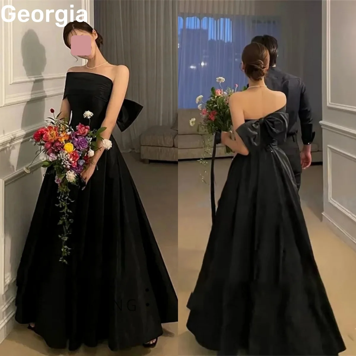 Elegant Customize Luxury Evening Dresses A-Line Strapless Floor-Length Dresses For Prom Ruffle Black Zipper Up Sleeveless Weddin
Elegant Customize Luxury Evening Dresses A-Line Strapless Floor-Length Dresses For Prom Ruffle Black Zipper Up Sleeveless Weddin