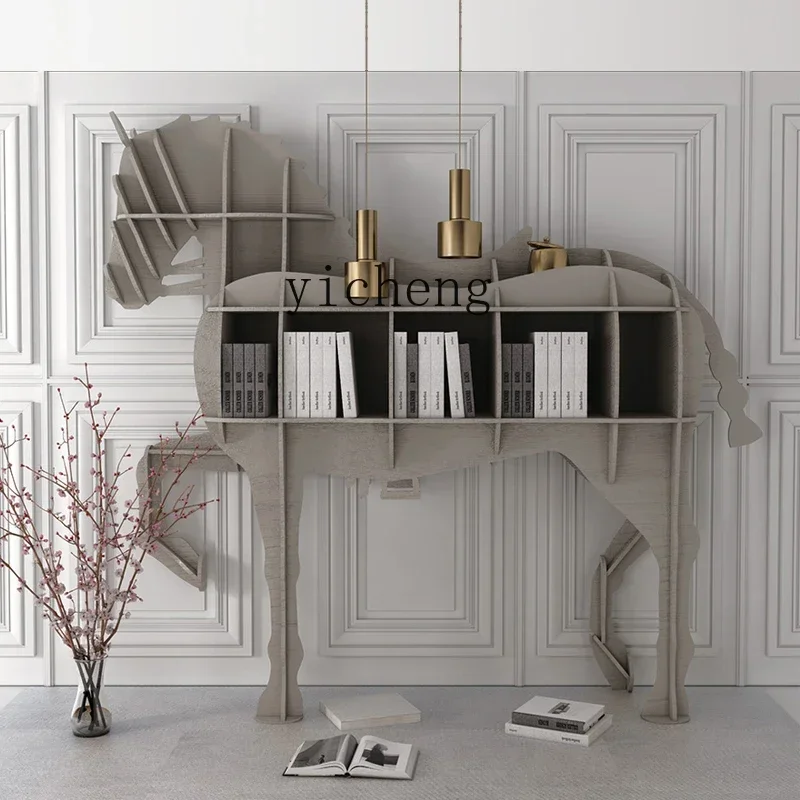 XL Creative Bookshelf Light Luxury Home Bookcase Solid Wood Shelf Sofa Side Cabinet
XL Creative Bookshelf Light Luxury Home Bookcase Solid Wood Shelf Sofa Side Cabinet