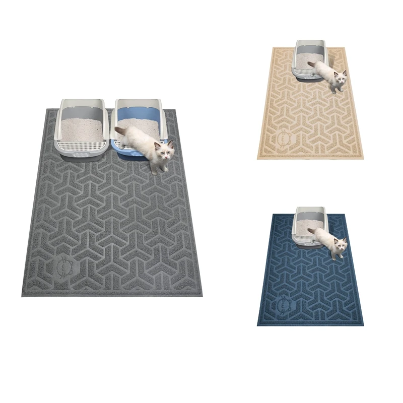 Cat Litter Mat, Litter Trapping Mat Soft On Kitty Paws,Large Litter Box Mat 35 X 24Inch Scatter Control For Cat Litter
Cat Litter Mat, Litter Trapping Mat Soft On Kitty Paws,Large Litter Box Mat 35 X 24Inch Scatter Control For Cat Litter