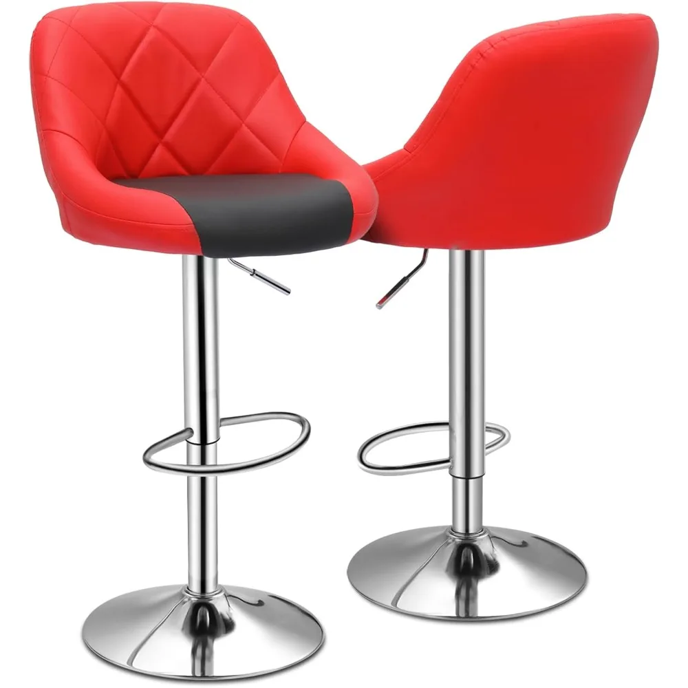 Swivel counter height bar stools, modern island chair with back and footrest for kitchen dining
Swivel counter height bar stools, modern island chair with back and footrest for kitchen dining