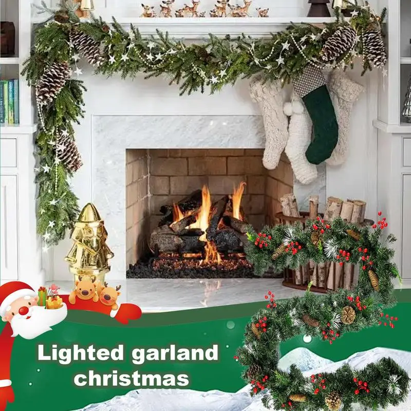 Christmas Garland For Mantle 8.86ft Mantle Christmas Decor With Pine Cones Red Berries Dining Window Rattan Door Hanger For
Christmas Garland For Mantle 8.86ft Mantle Christmas Decor With Pine Cones Red Berries Dining Window Rattan Door Hanger For