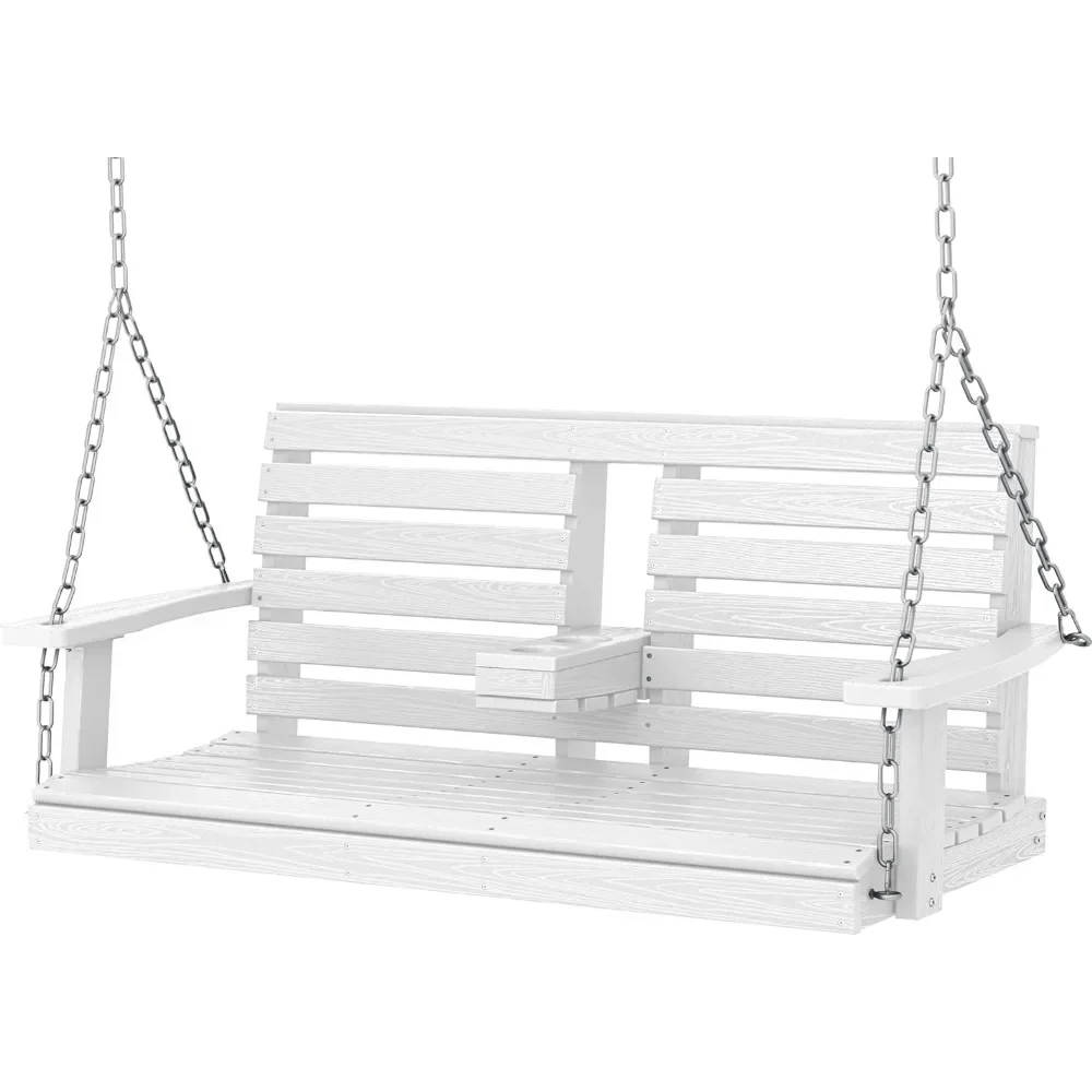 Outdoor Hanging Porch Swing, Waterproof Swing with Cup Holders for Courtyard & Garden, 660LBS Weight Capacity
Outdoor Hanging Porch Swing, Waterproof Swing with Cup Holders for Courtyard & Garden, 660LBS Weight Capacity