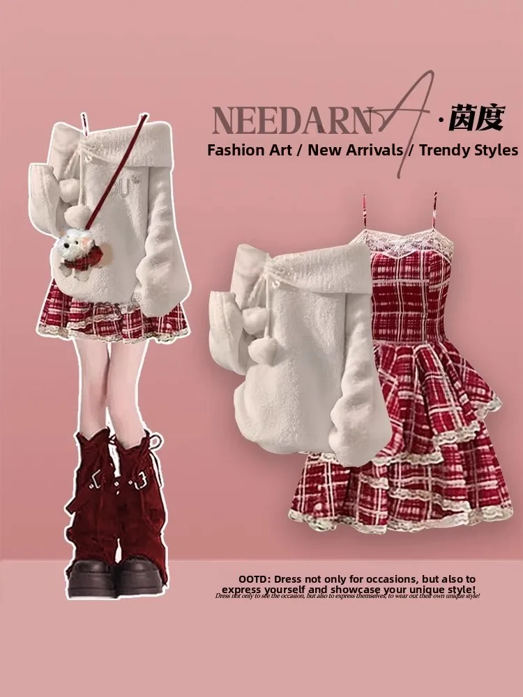 Cisas новогоднее вязаное платье в Корейском стиле, осенне-зимний наряд, милый свободный крой, длинный све, термоплатье
Cisas новогоднее вязаное платье в Корейском стиле, осенне-зимний наряд, милый свободный крой, длинный све, термоплатье