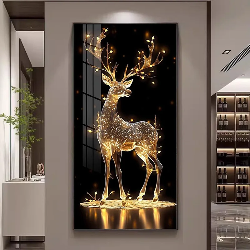 Entrance decorative painting corridor aisle hanging painting high sense light luxury modern simple French classic lighting mural
Entrance decorative painting corridor aisle hanging painting high sense light luxury modern simple French classic lighting mural