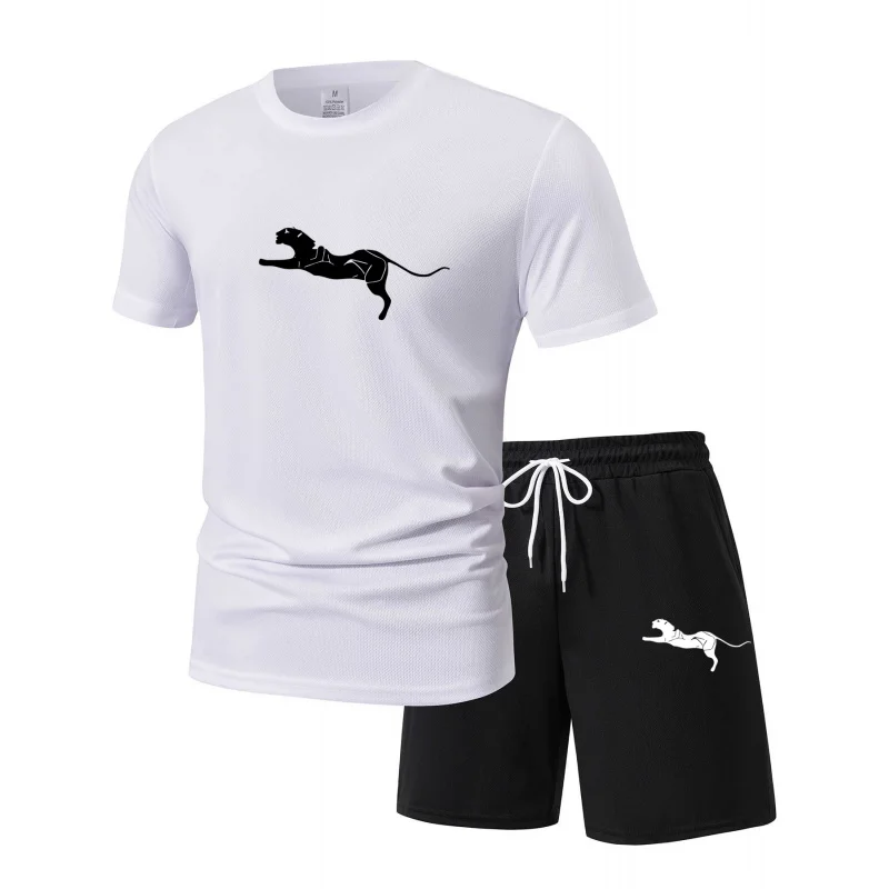 Men's Summer Sports Set 2026 Fashion Casual Breathable T-shirt And Shorts Two-Piece Outdoor Clothing Set
Men's Summer Sports Set 2026 Fashion Casual Breathable T-shirt And Shorts Two-Piece Outdoor Clothing Set