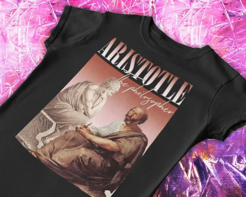 Aristotle T-Shirt | Aristotle Tee, 90s Shirt, Y2K, Vintage, Greek Philosophers, Philosophy, Historical Gifts, Ancient Greece, So
Aristotle T-Shirt | Aristotle Tee, 90s Shirt, Y2K, Vintage, Greek Philosophers, Philosophy, Historical Gifts, Ancient Greece, So