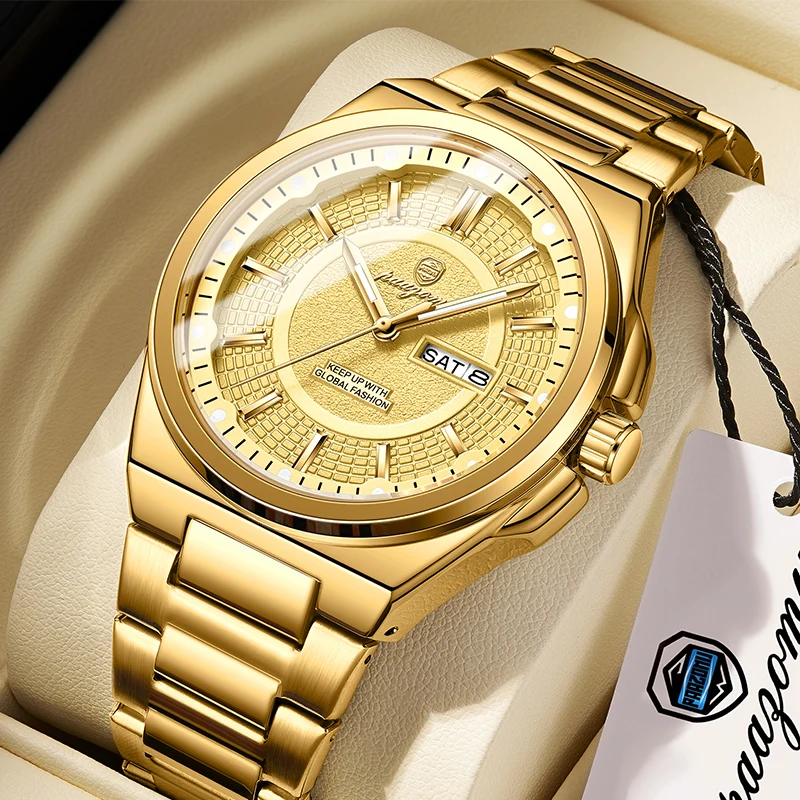 PAAZOMU Sport Original Men Clock Quartz Date Week Luxury Man Wristwatch Waterproof Luminous Stainless Steel Men's Watches Reloj
PAAZOMU Sport Original Men Clock Quartz Date Week Luxury Man Wristwatch Waterproof Luminous Stainless Steel Men's Watches Reloj