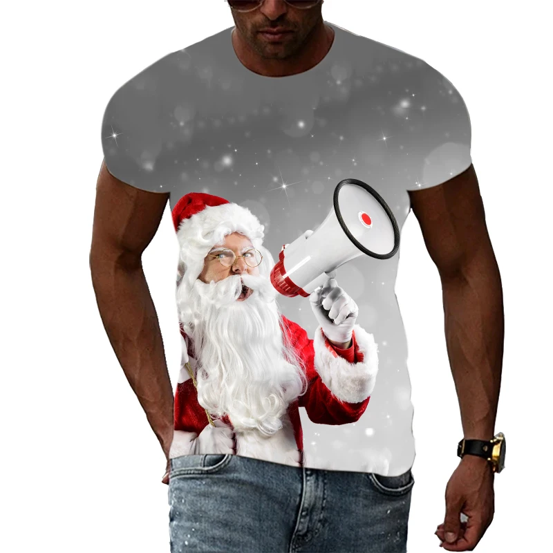 Unisex Fashion Creativity Christmas graphic t shirts Summer Casual 3D Printing Men's t-shirt Harajuku Hip Hop Trend T-shirt Top
Unisex Fashion Creativity Christmas graphic t shirts Summer Casual 3D Printing Men's t-shirt Harajuku Hip Hop Trend T-shirt Top