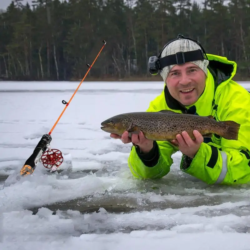 Ice Fishing Rod Rotating Portable Ice Fishing Foldable Rods Rotating With Non-slip EVA Grip Ice Fishing Rods For Winter Fishing
Ice Fishing Rod Rotating Portable Ice Fishing Foldable Rods Rotating With Non-slip EVA Grip Ice Fishing Rods For Winter Fishing
