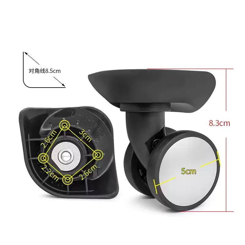 2pcs Universal Caster Wheel Replacement Parts for BL104 Luggage & Trolley Case
2pcs Universal Caster Wheel Replacement Parts for BL104 Luggage & Trolley Case