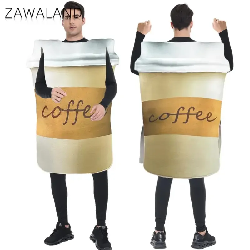 Zawaland Coffee Cup Costume Adult Fancy Disguise Outfit Funny Food Party Clothes Carnival Purim Performance Show Suit 90x73cm
Zawaland Coffee Cup Costume Adult Fancy Disguise Outfit Funny Food Party Clothes Carnival Purim Performance Show Suit 90x73cm