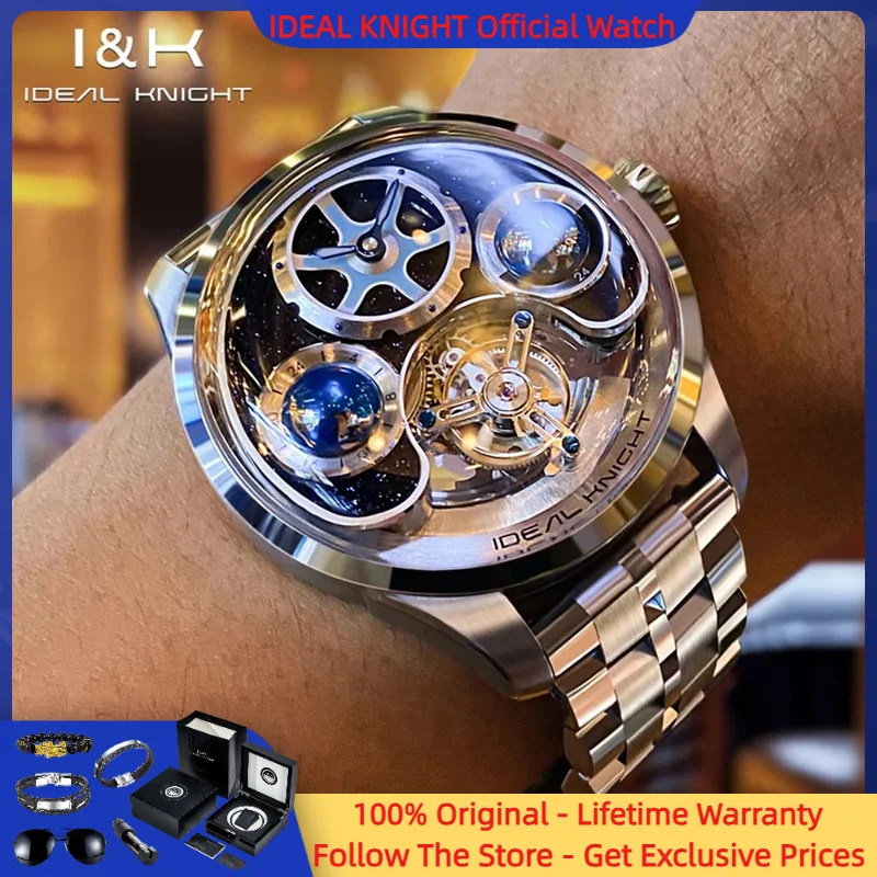 IDEAL KNIGHT 6808 True Tourbillon Watch Limited Edition Earth High end Watch Luxury Sports Hollow Men Automatic Mechanical Watch
IDEAL KNIGHT 6808 True Tourbillon Watch Limited Edition Earth High end Watch Luxury Sports Hollow Men Automatic Mechanical Watch