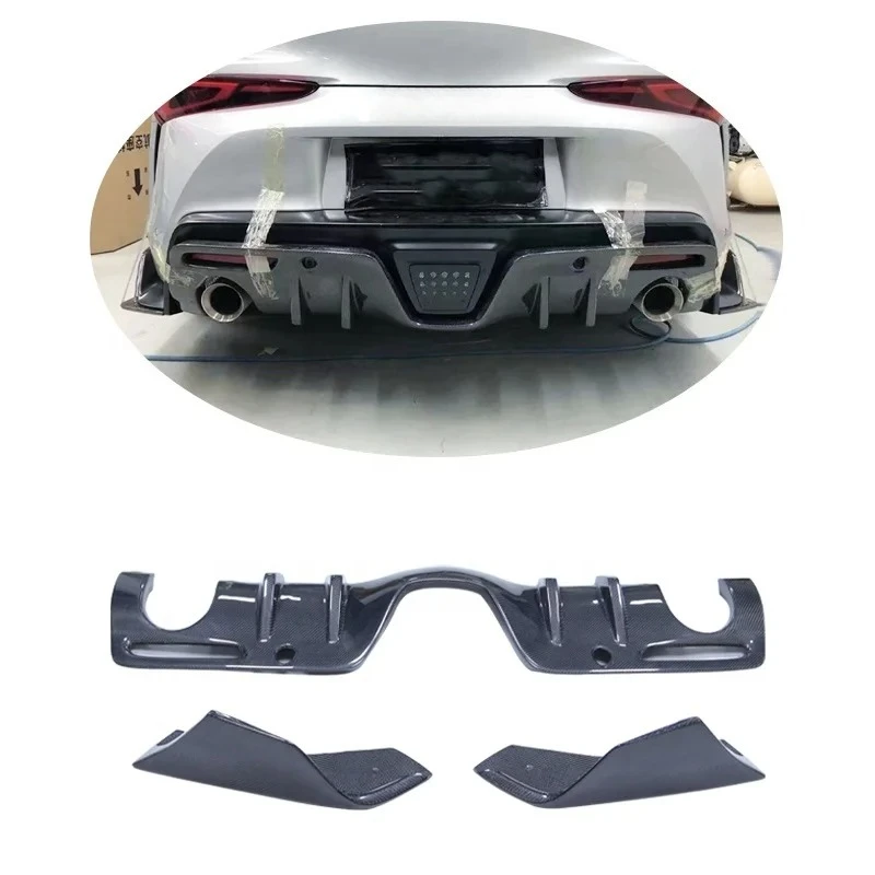 Rear Lip Hot sale Auto body diffuser MK5 Carbon Fiber Rear Diffuser AG type Rear lip for TOYOTA SUPRA A90 2019+
Rear Lip Hot sale Auto body diffuser MK5 Carbon Fiber Rear Diffuser AG type Rear lip for TOYOTA SUPRA A90 2019+