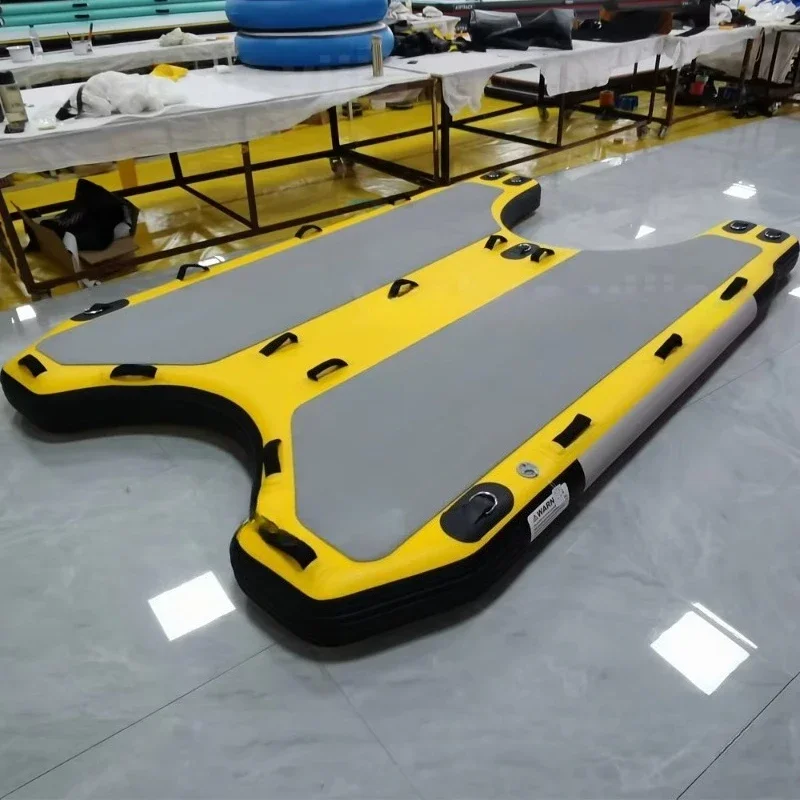 Custom Inflatable Big Stand Up Paddle Boat Surf Rescue Sled
