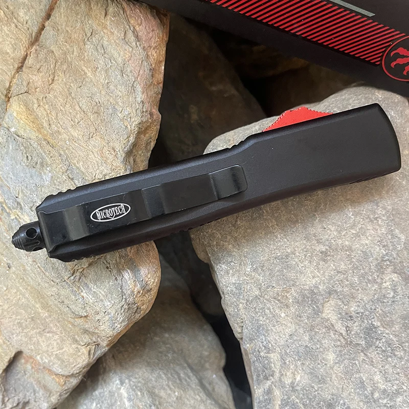 Нож Micro OTF Tech UT Series D2 Стальное лезвие Карманный нож Алюминиевый сплав + ручка из углеродного волокна Инструментальный нож для самообороны UT85
Нож Micro OTF Tech UT Series D2 Стальное лезвие Карманный нож Алюминиевый сплав + ручка из углеродного волокна Инструментальный нож для самообороны UT85