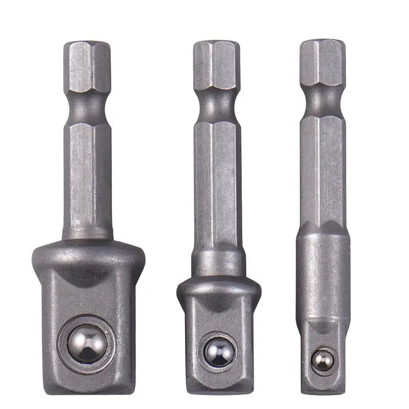 3PCs/set 1/4 3/8 1/2Hex Power Drill Bit Driver Socket Bits Set Adapter Wrench Sleeve Extension Bar For Electric Bit Adapter
3PCs/set 1/4 3/8 1/2Hex Power Drill Bit Driver Socket Bits Set Adapter Wrench Sleeve Extension Bar For Electric Bit Adapter