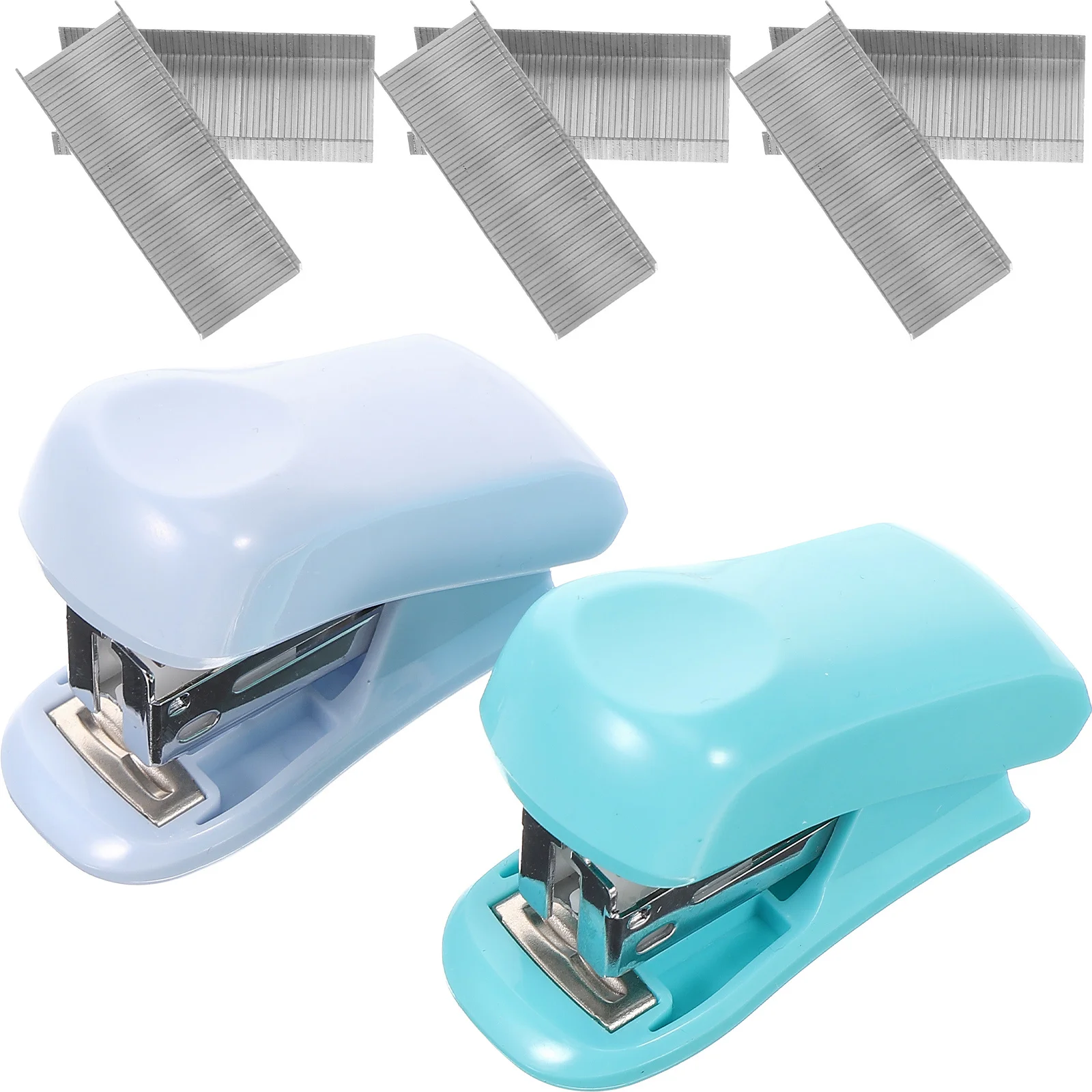 2Sets Mini Stapler Set Portable Design Automatic Spring Back Save Effort Time Suitable Classroom Workstation Pencil Pot for Desk
2Sets Mini Stapler Set Portable Design Automatic Spring Back Save Effort Time Suitable Classroom Workstation Pencil Pot for Desk