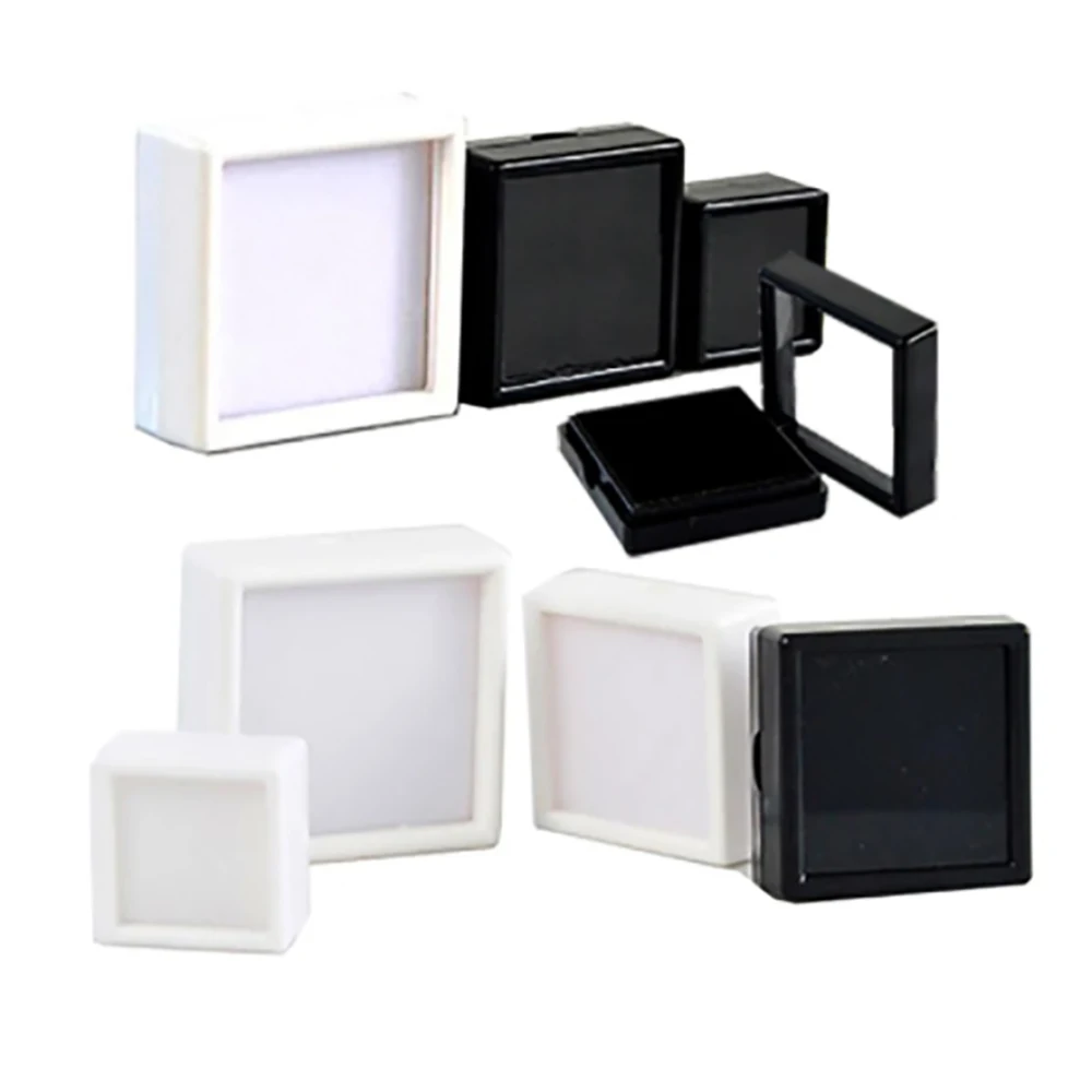 50 шт., коробка для хранения драгоценных камней, свободный органайзер для ювелирных изделий с бриллиантами, держатель для подвески из бисера, стеклянная крышка, камень, драгоценный камень, циркон, подарочные упаковочные коробки 
50 шт., коробка для хранения драгоценных камней, свободный органайзер для ювелирных изделий с бриллиантами, держатель для подвески из бисера, стеклянная крышка, камень, драгоценный камень, циркон, подарочные упаковочные коробки